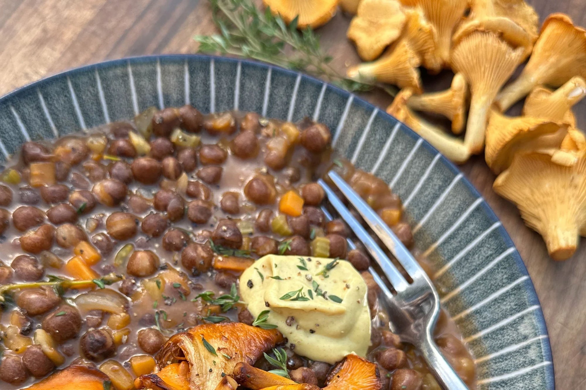 Carlin Pea & Chanterelle Ragout